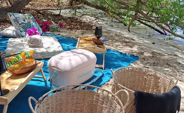 Journée détente & massage (duo) sur l'îlet Chevalier