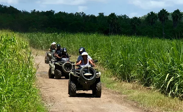 Tropical quad adventure off the beaten track
