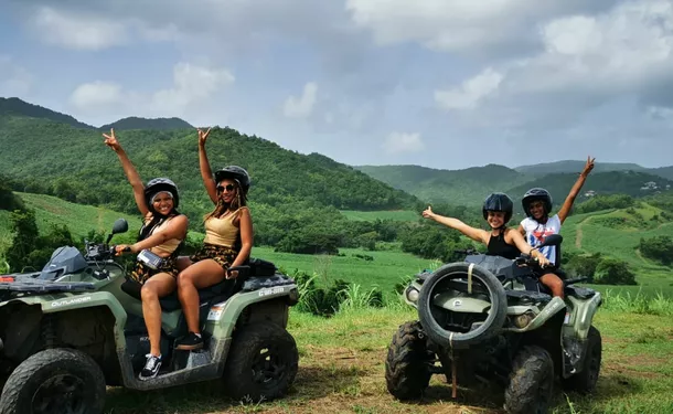 Tropical quad adventure off the beaten track