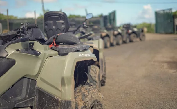 Tropical quad adventure off the beaten track