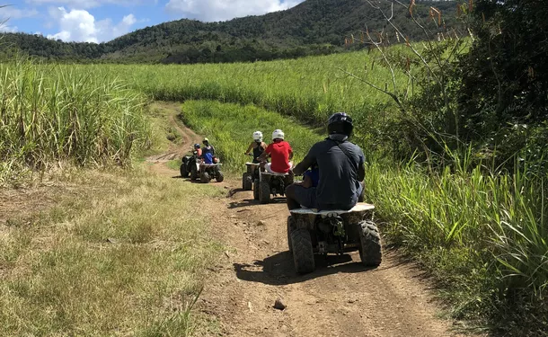 Aventure tropicale en quad hors des sentiers