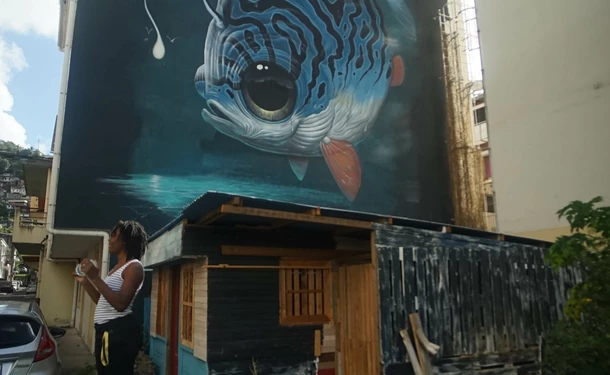 Street Art Tour in the heart of Fort-de-france