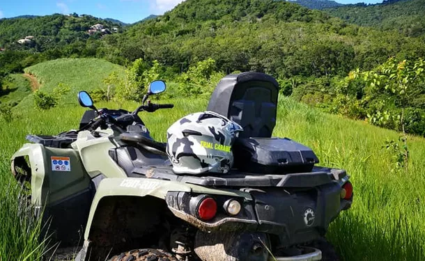 Tropical quad adventure off the beaten track