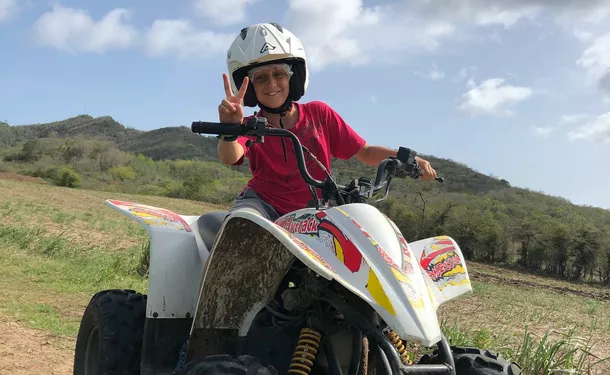 Tropical quad adventure off the beaten track