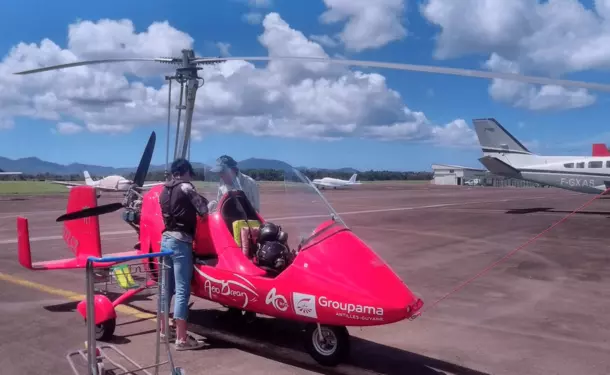Survolez la Martinique à bord d'un autogire (30mins)
