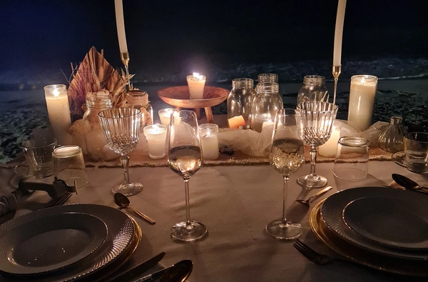 Exceptional moonlight dinner (chef & table service)