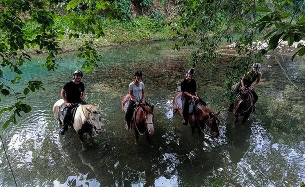Horse & river for an enchanted ride
