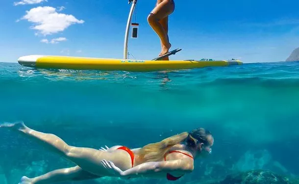 Découverte des criques insolites de Grande anse en paddle !