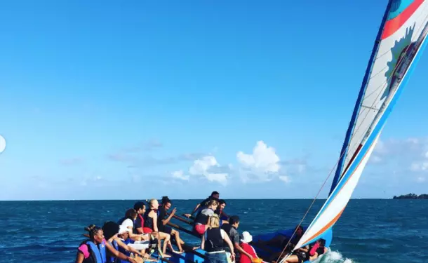 Initiation at sea aboard a yawl