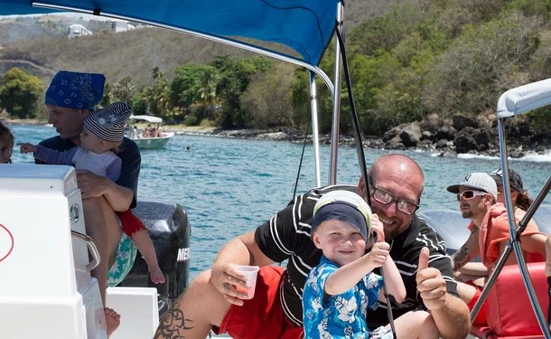 Matinée sur la côte caraïbe avec les dauphins