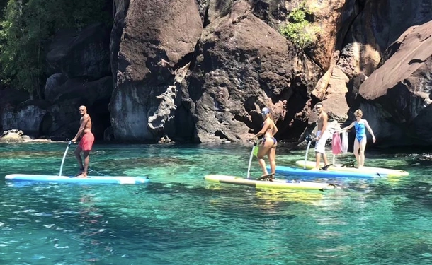 Découverte des criques insolites de Grande anse en paddle !