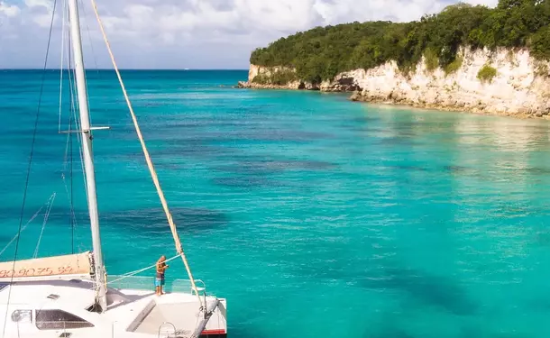Tropical Escape on a Catamaran in Marie-Galante