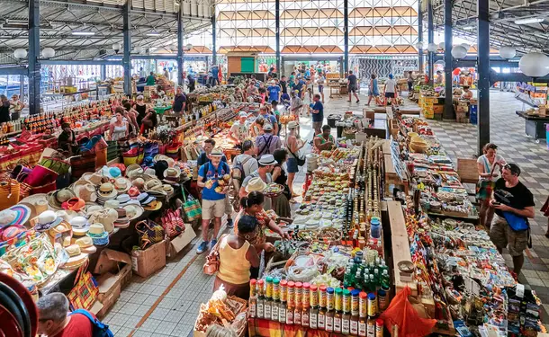 The covered market of Fort-de-France