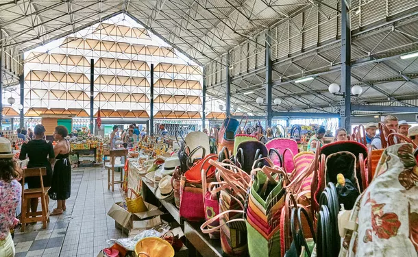 The covered market of Fort-de-France