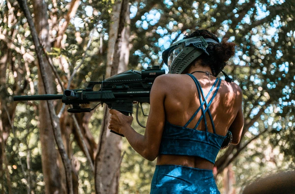 PaintBall in the nature of Anses d'Arlet