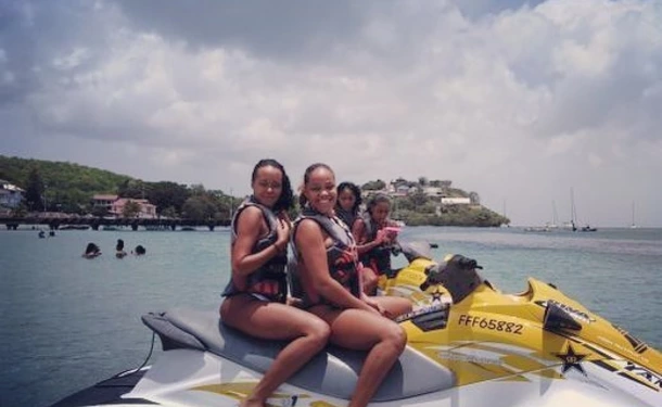 Baptême de jetski à l'Anse Mitan