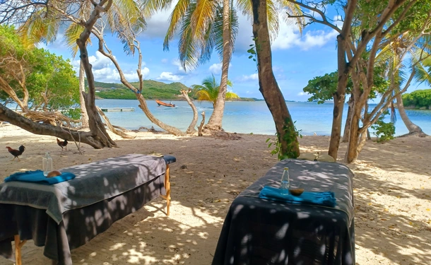 Journée détente & massage (duo) sur l'îlet Chevalier