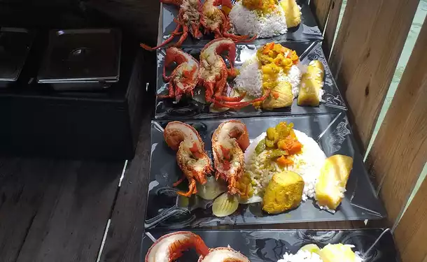 Journée complète à la découverte des îlets du François (avec langouste)